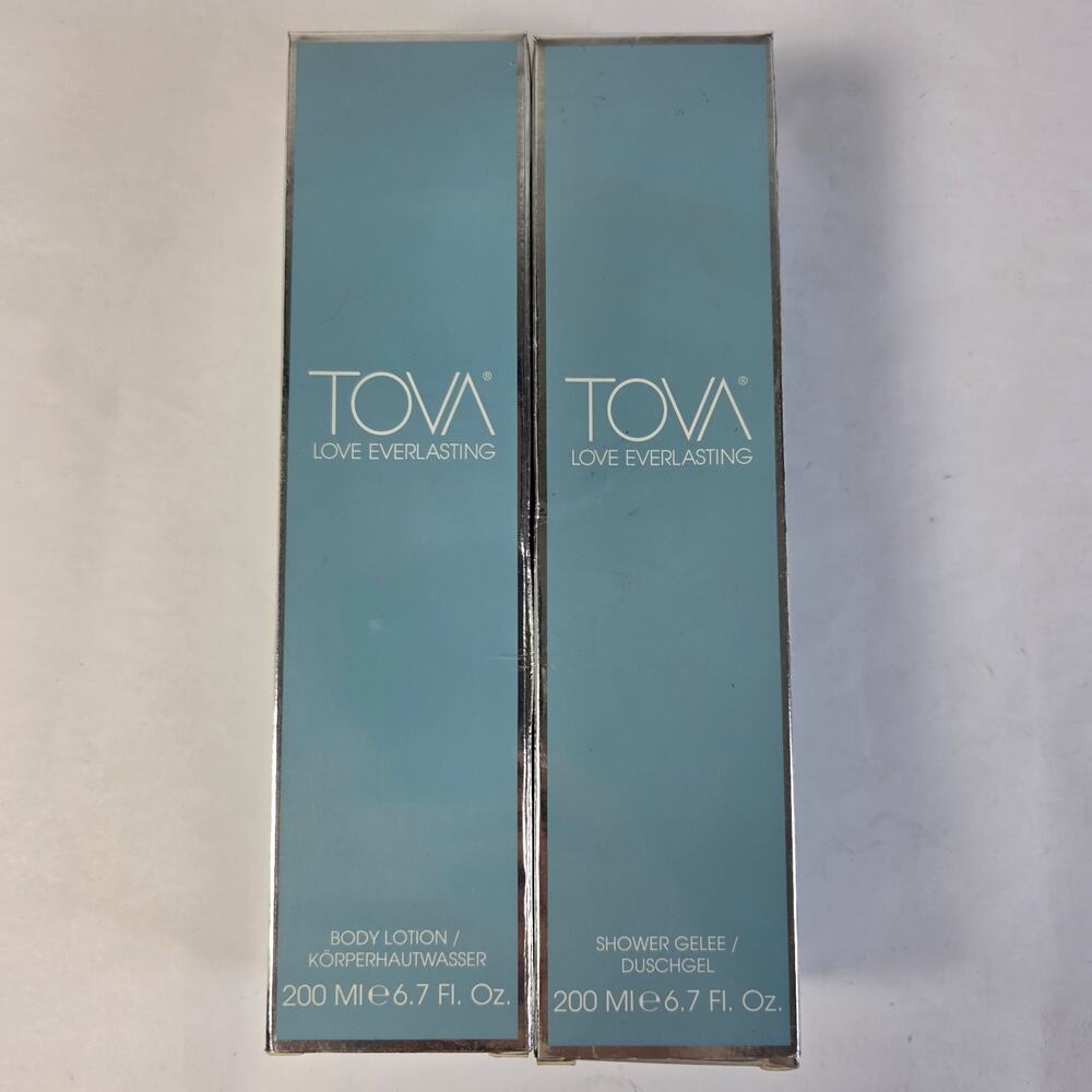 TOVA Love Everlasting Body Lotion & Shower Gelee Set 6.7 Oz Beverly Hills New